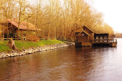 The last floating mill on Mura River - Izakovci - Slovenia