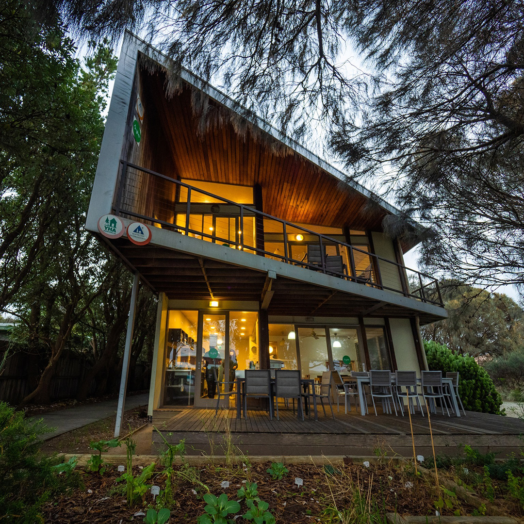 A YHA accommodation surrounded by nature, offering a peaceful and relaxing stay.