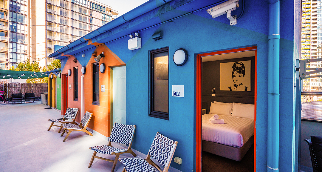 YHA city hostel located in a lively urban neighbourhood.