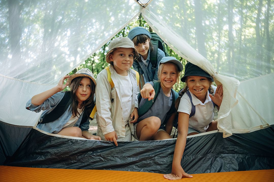 Camping gives children the opportunity to connect with nature, socialise, and gain valuable life experiences.